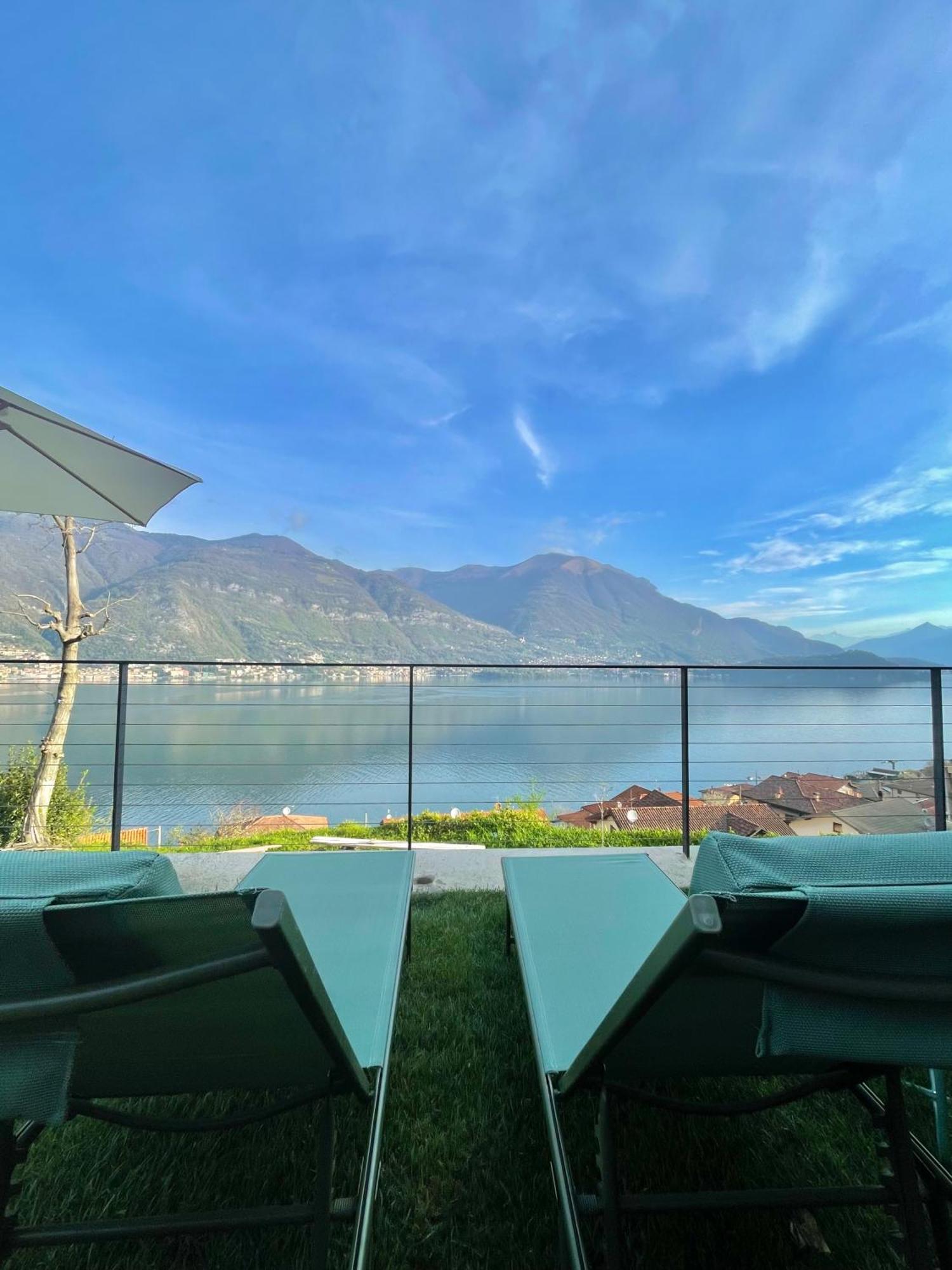 Il Noce Lake View Apartment Lezzeno Exteriör bild