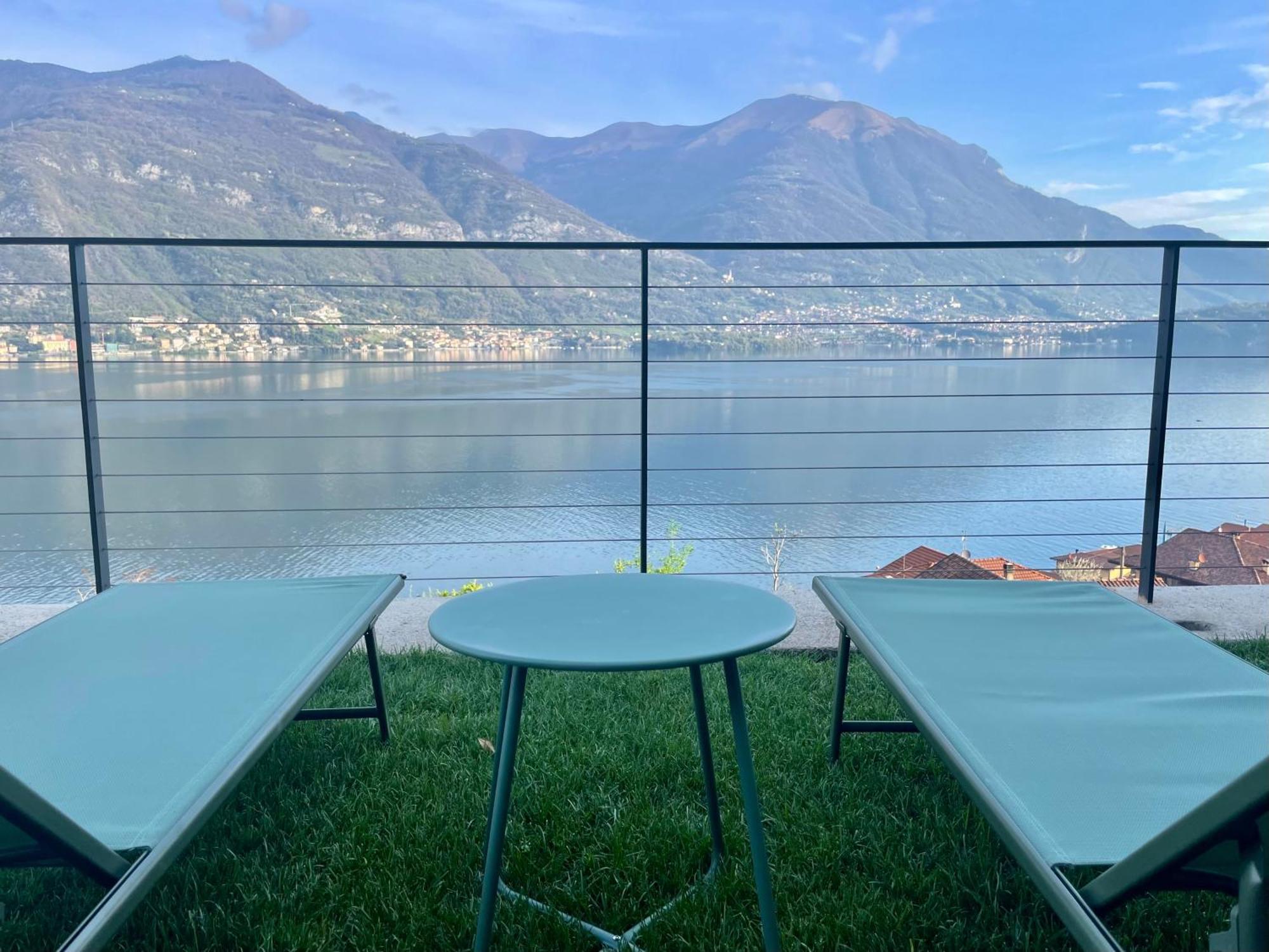 Il Noce Lake View Apartment Lezzeno Exteriör bild