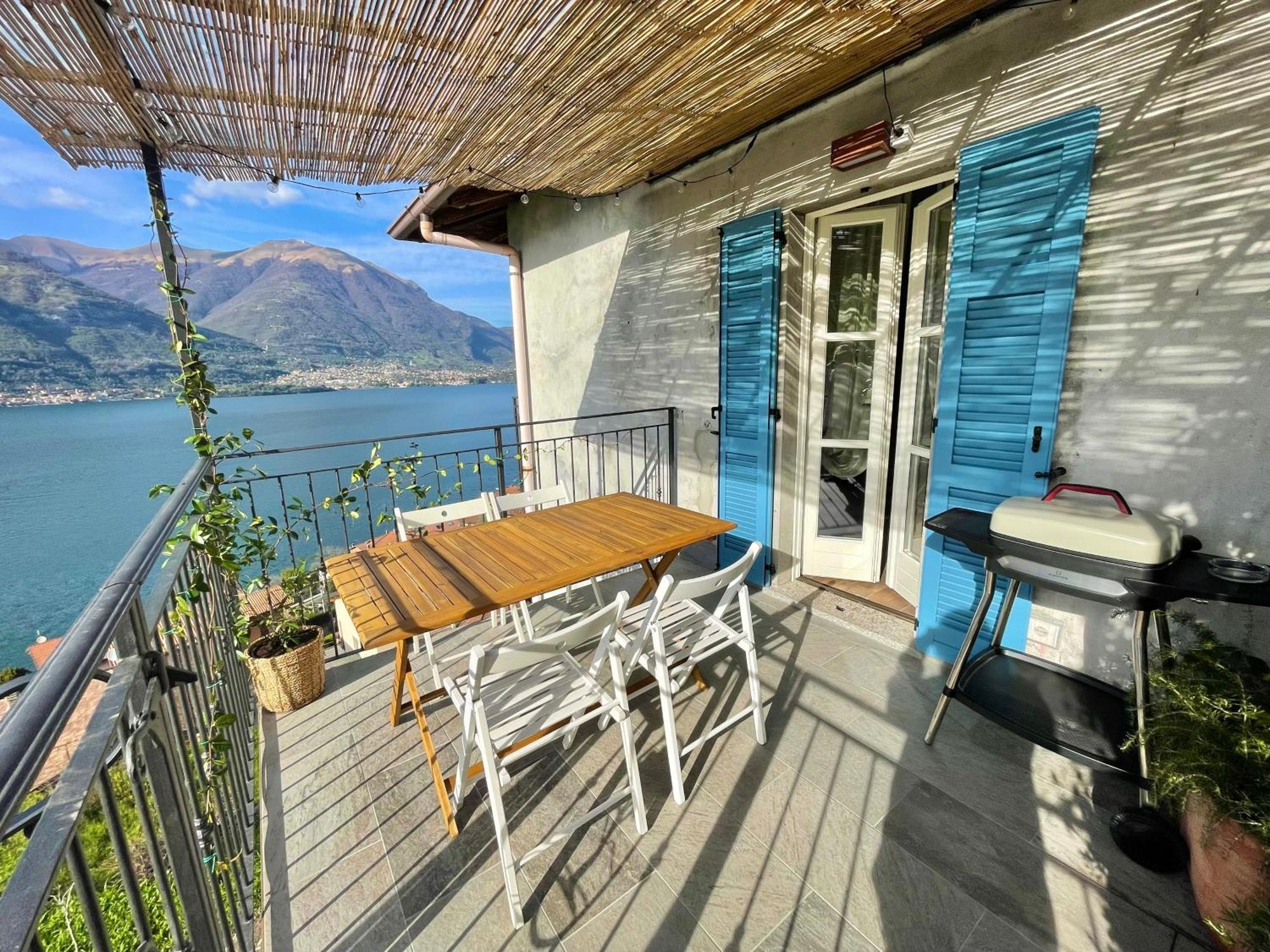 Il Noce Lake View Apartment Lezzeno Exteriör bild